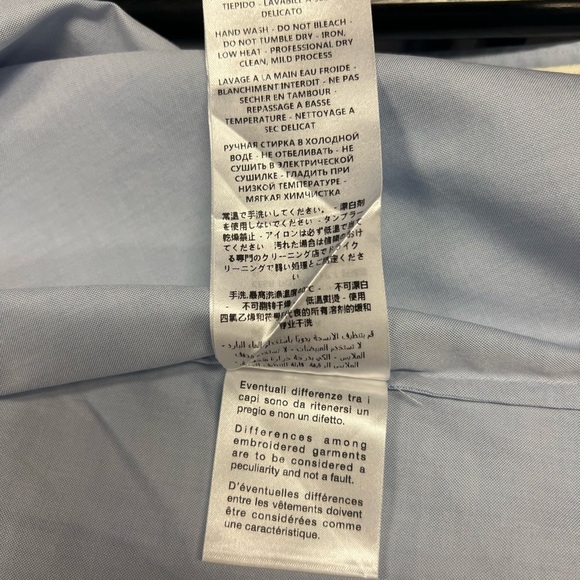 Gucci Oxford Duke Snake Embroidered Shirt Blue - Picture 8 of 13